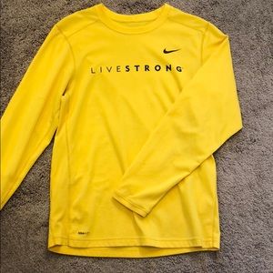 Yellow livestrong long sleeve